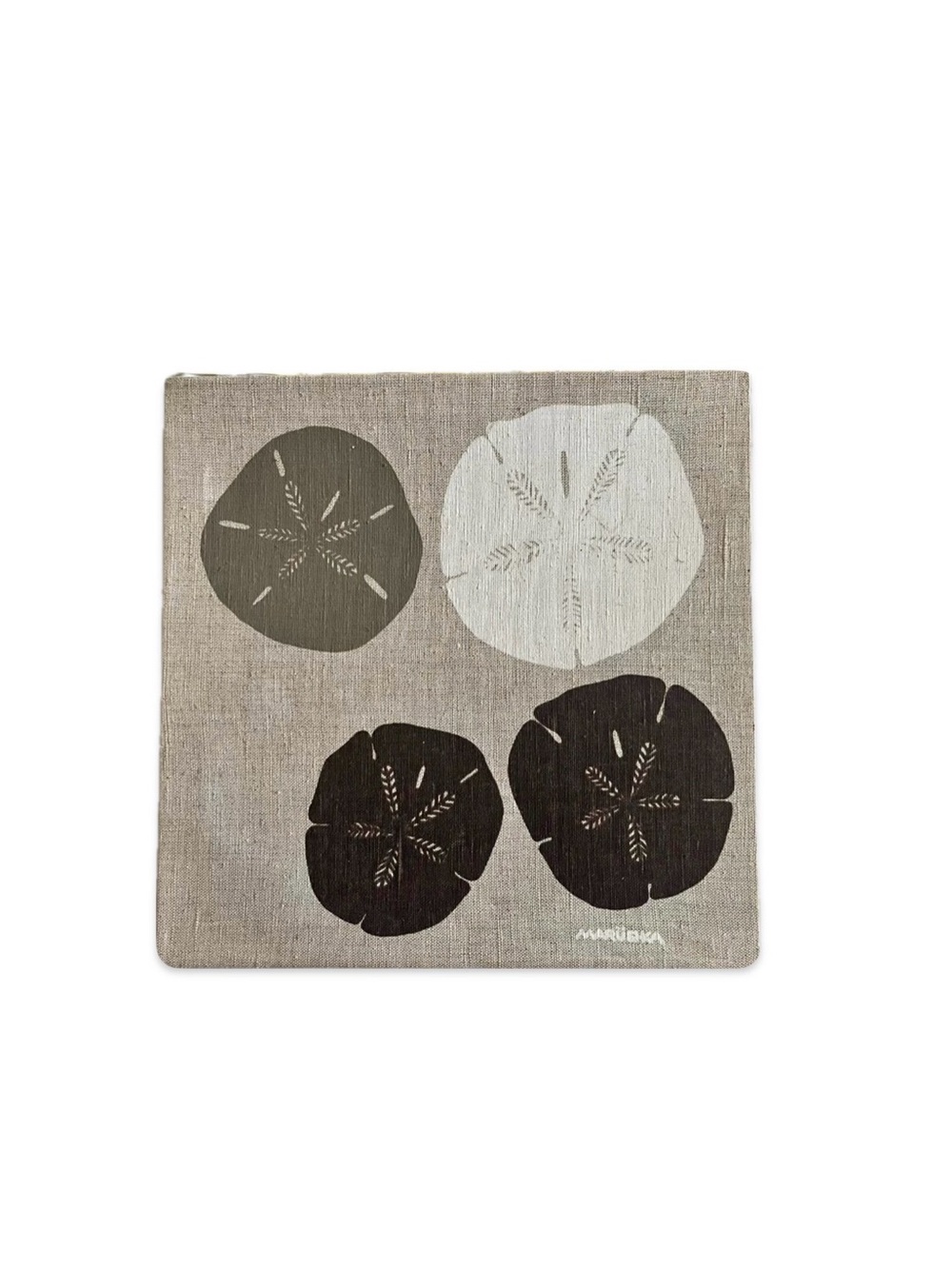 RARE Vintage Marushka Shell Sand Dollar Midcentury Art
